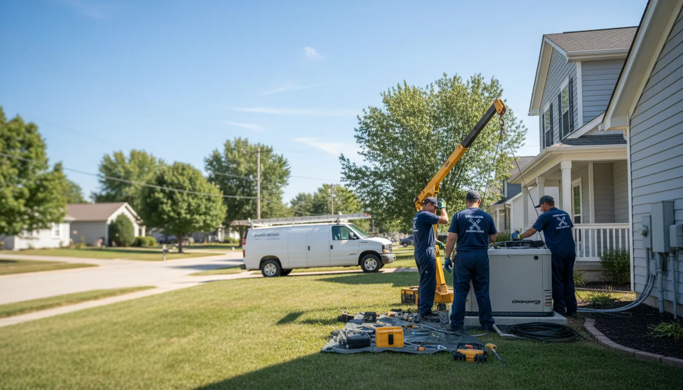 Generator Installation in East Saint Louis, IL near me
